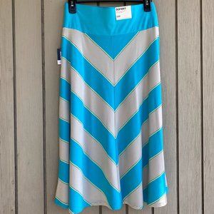 Old Navy Blue Striped Skirt